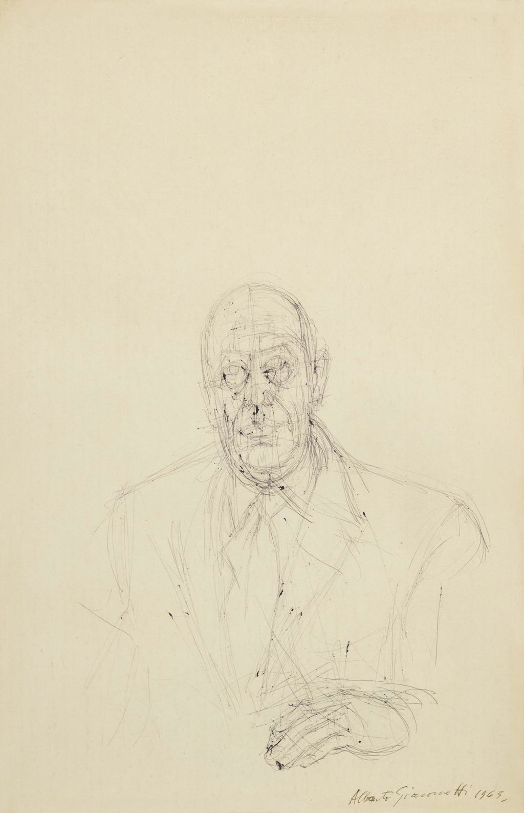 Tête d’un homme (Professeur Corbetta). Image courtesy of Sotheby's