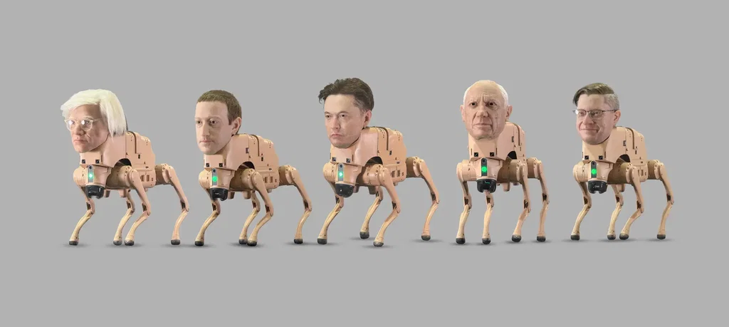 Elon Musk robot dog goes to San Francisco