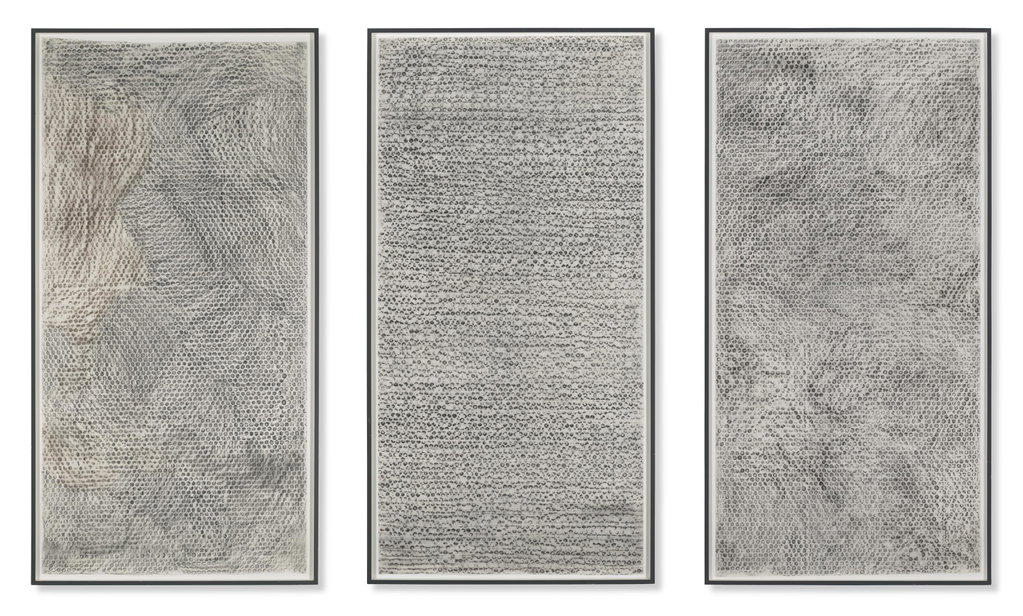 Havre Caumartin, Numbers 4, 10, 22 by Gabriel Orozco sold for $68,200. Image courtesy of Christie's