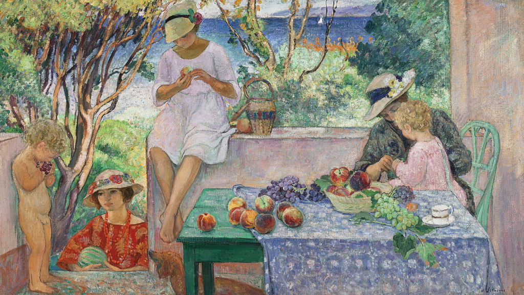 Le goûter sur la terrasse à Sainte-Maxime. Image courtesy of Christie's