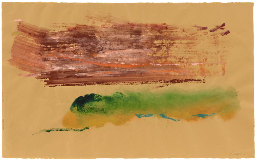 Orient Express #6 by Helen Frankenthaler sold for $152,400. Image courtesy of Christie's