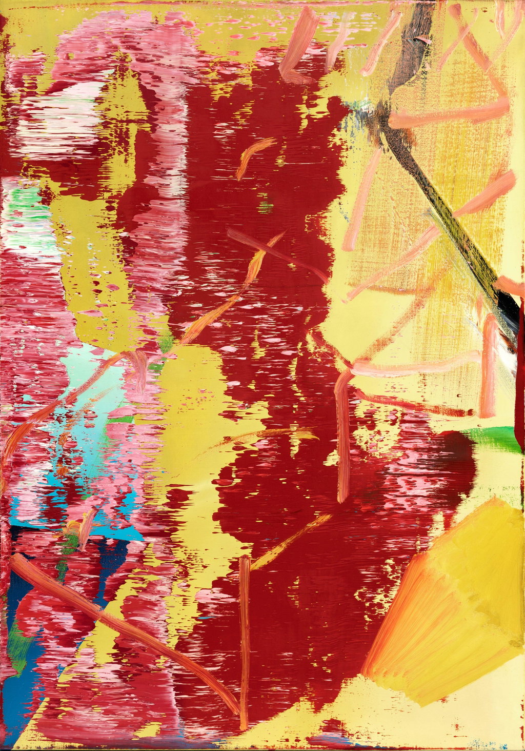 Abstraktes Bild (522-1) by Gerhard Richter estimated at $2.3m (low) to $3.19m (high). Image courtesy of Phillips