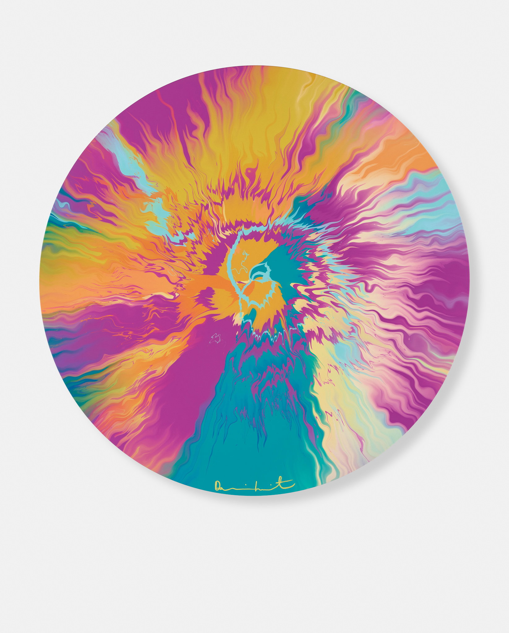 Beautiful, Distinctly Friendly, Wholly Unprovoked Bursting River Painting image #1 main image