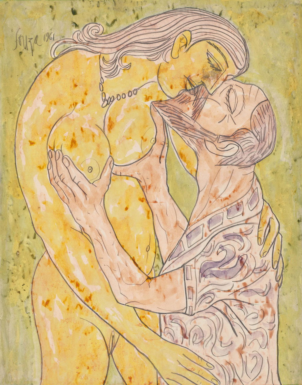 Untitled (The Kiss). Image courtesy of Christie's