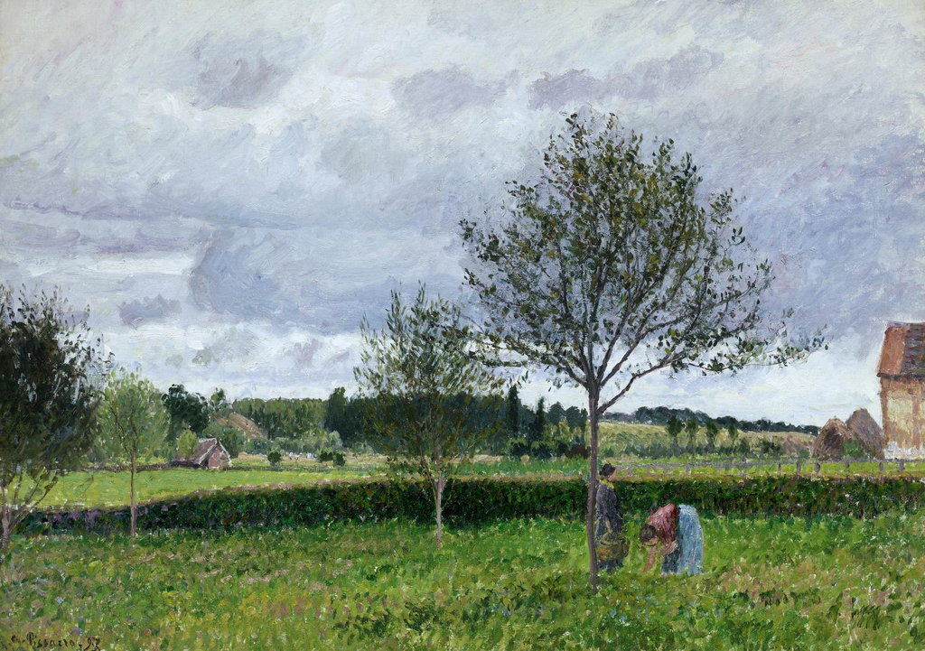 Paysage à Eragny, le pré. Image courtesy of Sotheby's