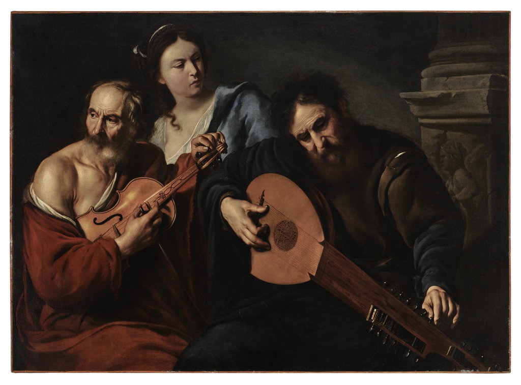 Les Musiciens by Johannes van Bronckhorst sold for $1.1m. Image courtesy of Christie's