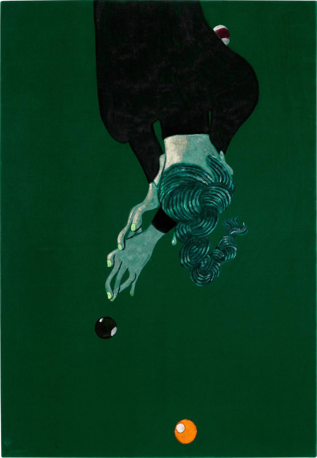 Crying, Spitting, Sweating XI (2017). Sold for $78,700 in 2025. Image courtesy of Phillips