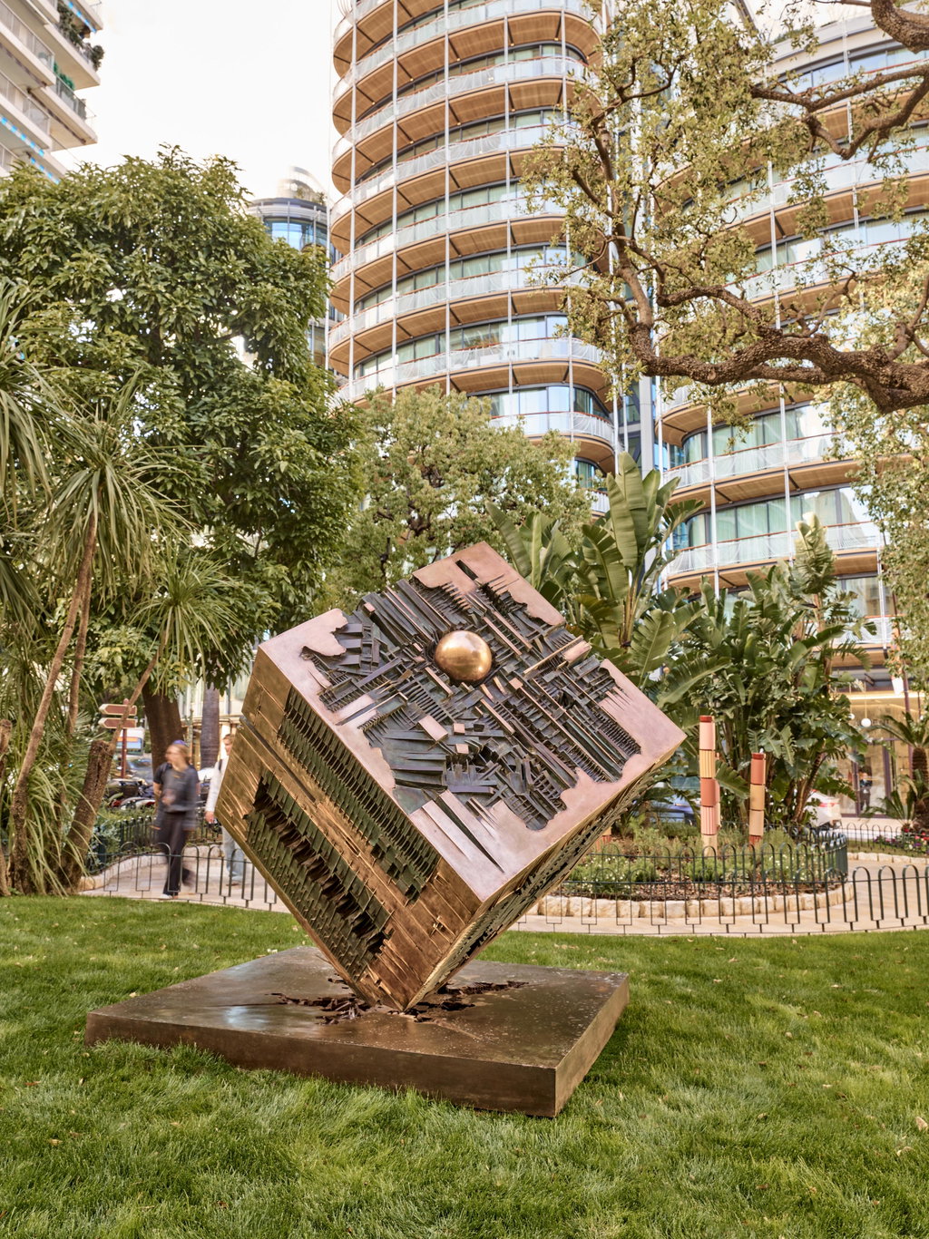 Cubo I by Arnaldo Pomodoro sold for $1.02m. Image courtesy of Artcurial