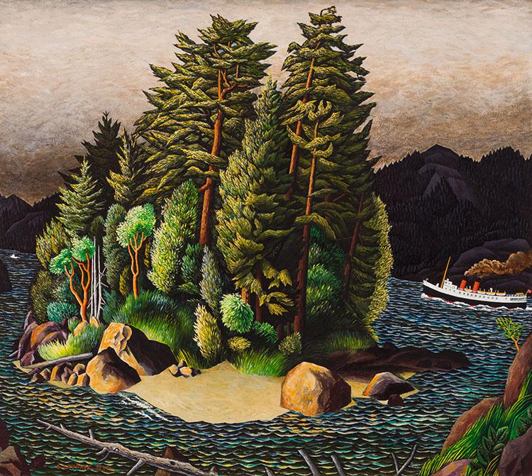 Entrance to Howe Sound (1949). Sold for $3.42m in 2025. Image courtesy of Heffel