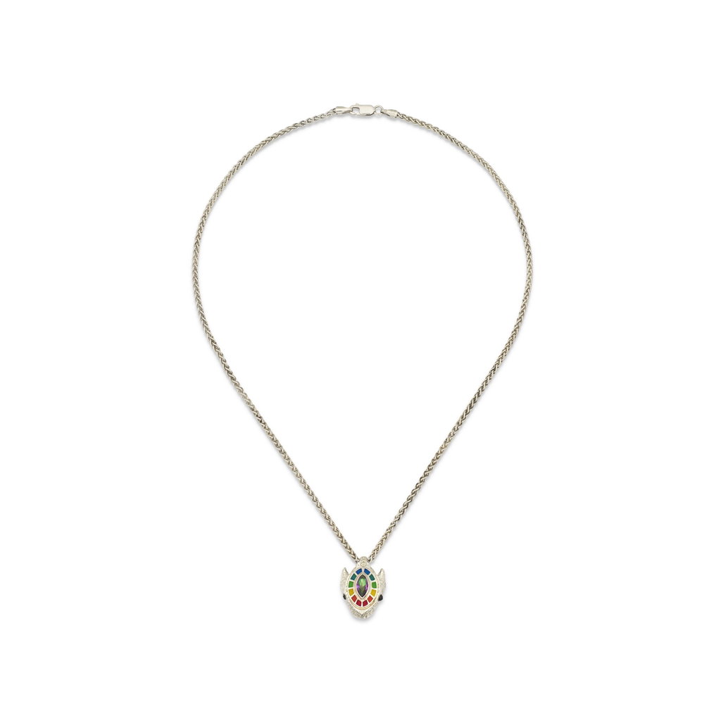 RGB Chameleon Pendant Necklace by Prapasri Suwannakhot sold for $1,543. Image courtesy of Christie's