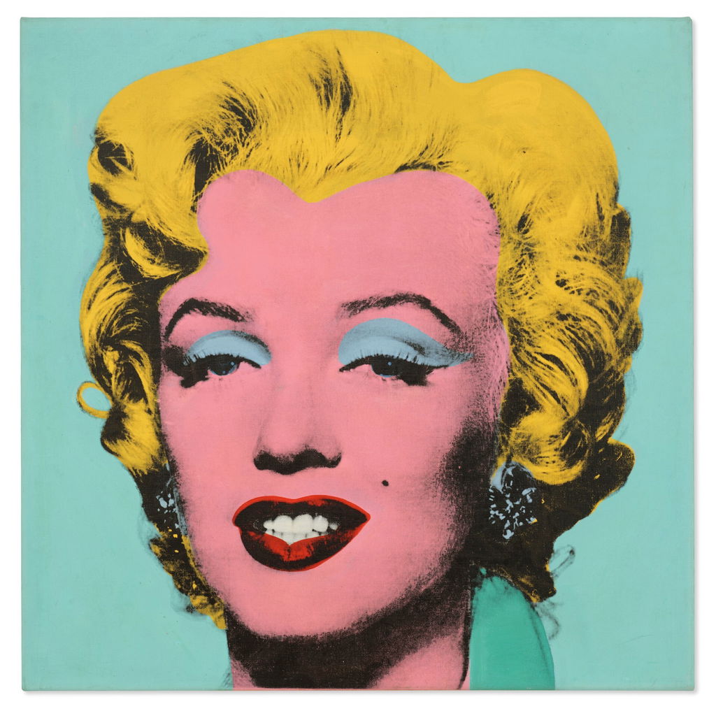 Shot Sage Blue Marilyn. Image courtesy of Christie's