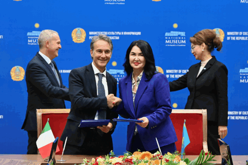 Kazakhstan, Italy Ink Cultural Cooperation Deal to Set Up Restoration Center