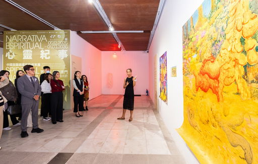 An annual Sino-Portuguese art exhibition officially opens at Taipa Houses