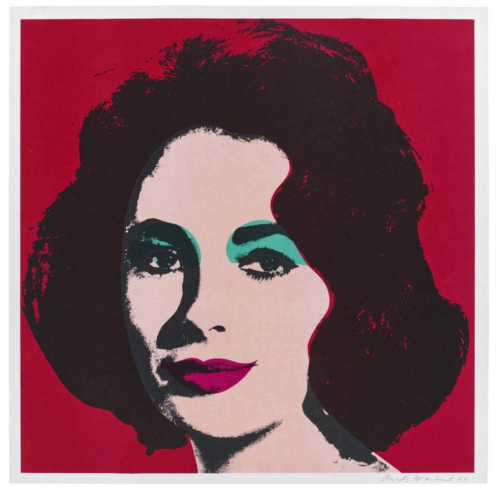 Liz by Andy Warhol sold for $127,000. Image courtesy of Christie's