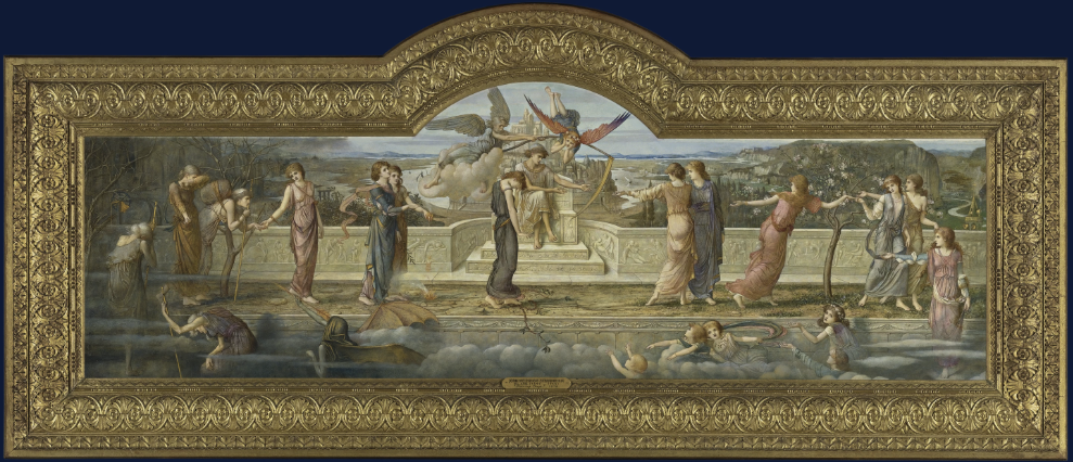 Passing Days (1878). Sold for $41,700 in 1977. Image courtesy of Christie's