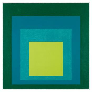 Study For Homage To The Square: "Nowhere" (1964). Sold for $65,600 in 1973. Image courtesy of Sotheby's