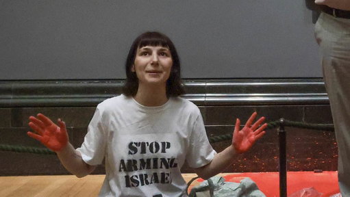Pro-Palestine activists found guilty of criminal damage after targeting Picasso masterpiece ‘Motherhood’ in National Gallery and hurling red paint on floor are spared jail