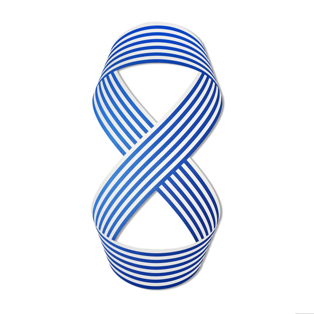 Infinite Loop by Philippe Decrauzat estimated at $18,000.
Image courtesy of Bonhams Cornette de Saint Cyr