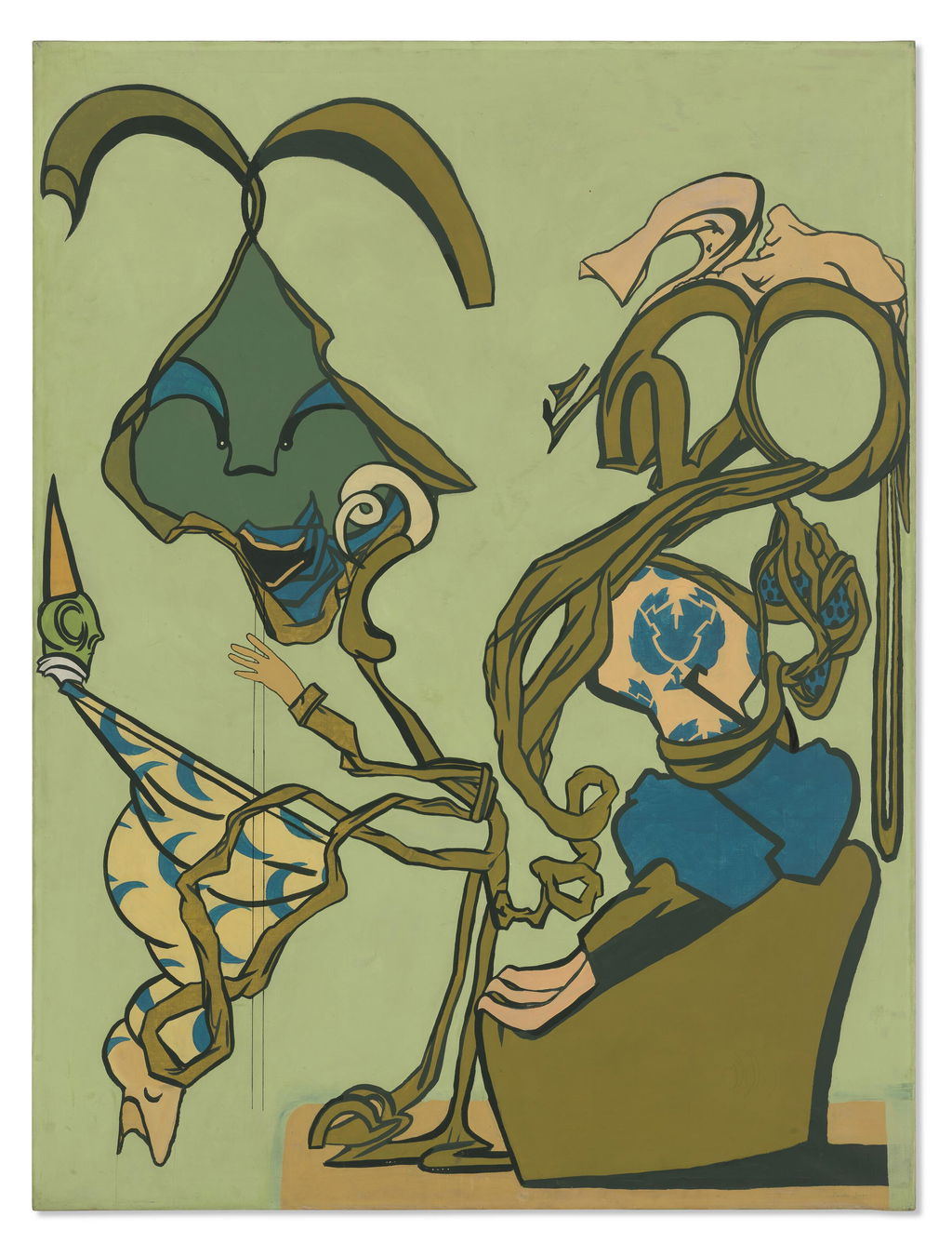 Rosebud by Paula Rego sold for $145,000. Image courtesy of Christie's