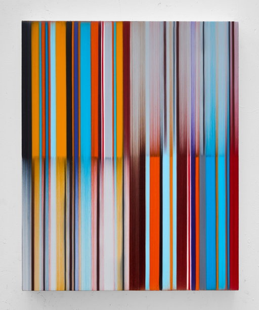 mark francis turns sound and frequency into vibrating abstract paintings