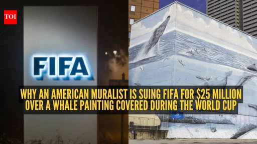 Why an American muralist is suing FIFA for $25 million over a whale painting covered during the World Cup
