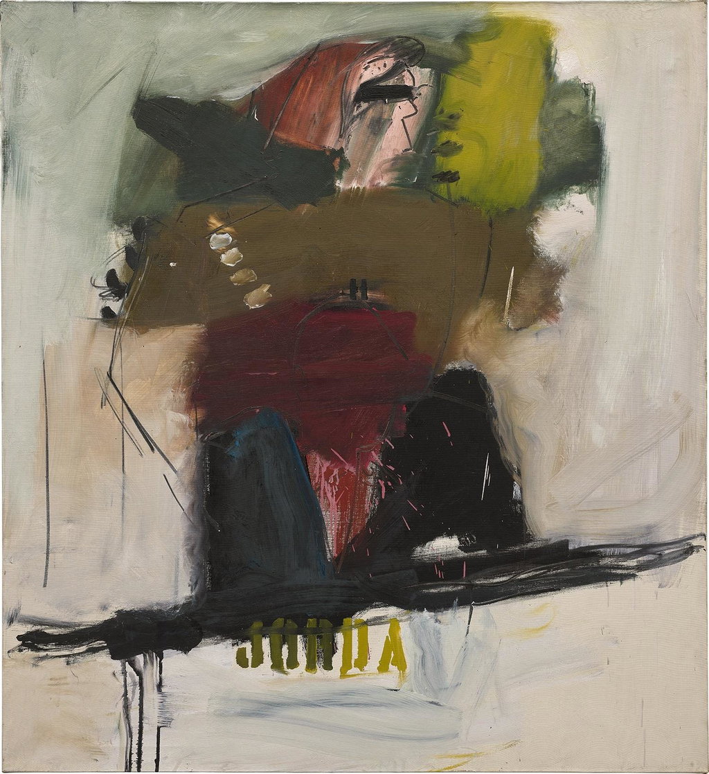 Arab King Hussein at the U.N. by Larry Rivers sold for $95,200.
Image courtesy of Phillips