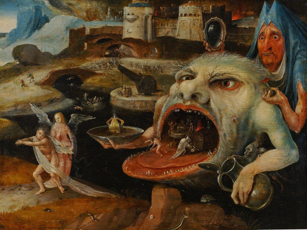 Hell by Follower of Hieronymus Bosch sold for $537,600. Image courtesy of Sotheby's