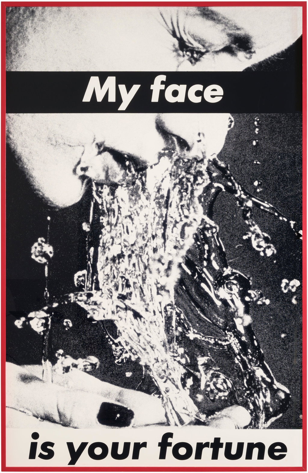 Untitled (My face is your fortune). Image courtesy of Phillips