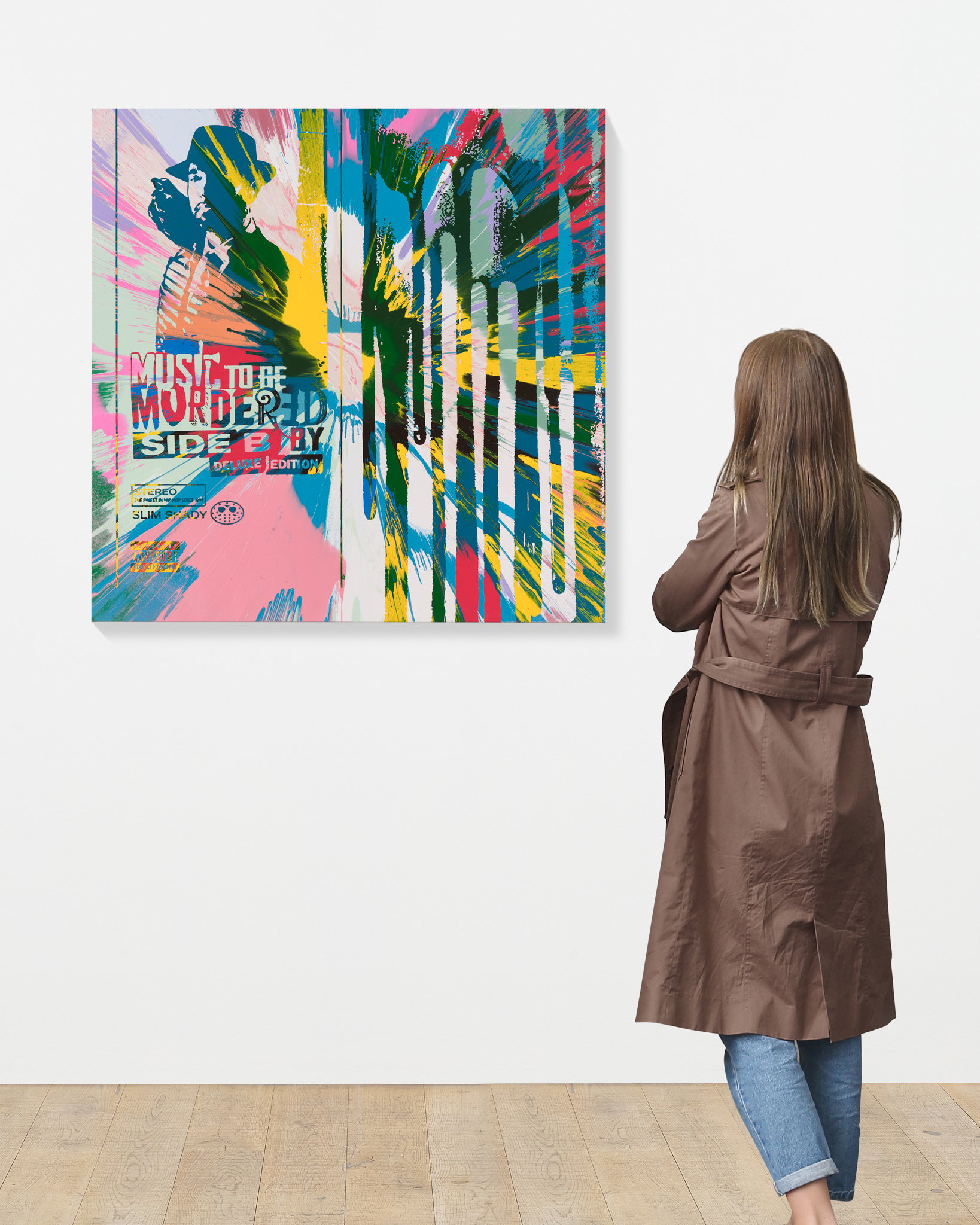 Beautiful, Eminem, Music to Be Murdered by - Side B Painting scale image