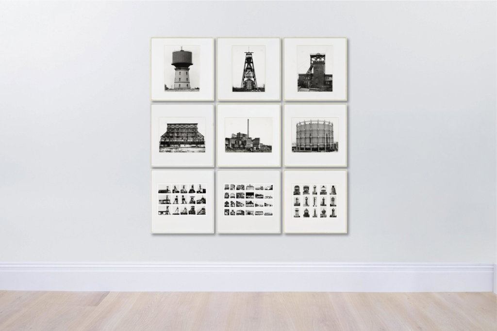 Selected Images and Typologies (9 Works) by Bernd & Hilla Becher sold for $64,000. Image courtesy of Sotheby's