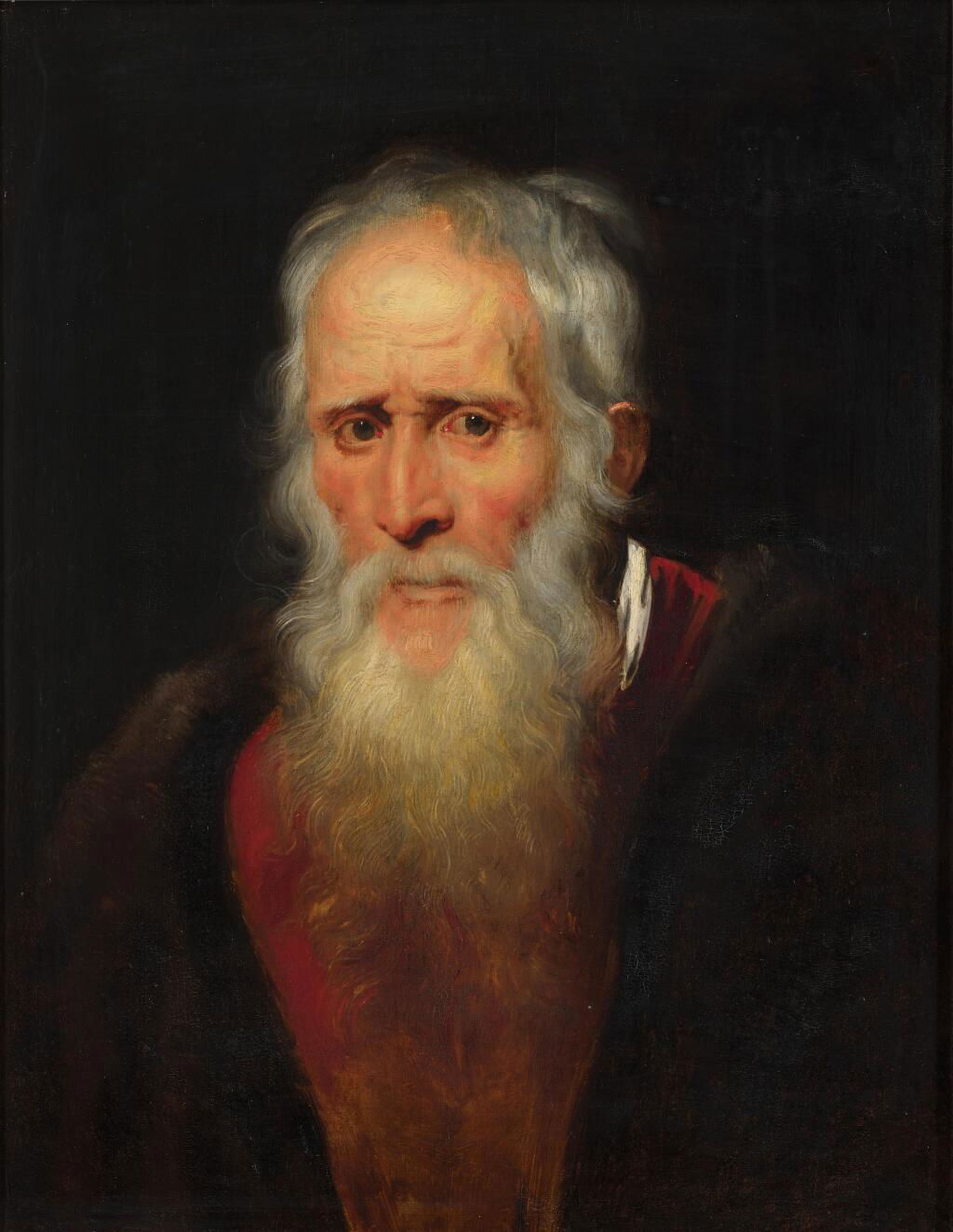 Portrait study of an old man. Image courtesy of Sotheby's