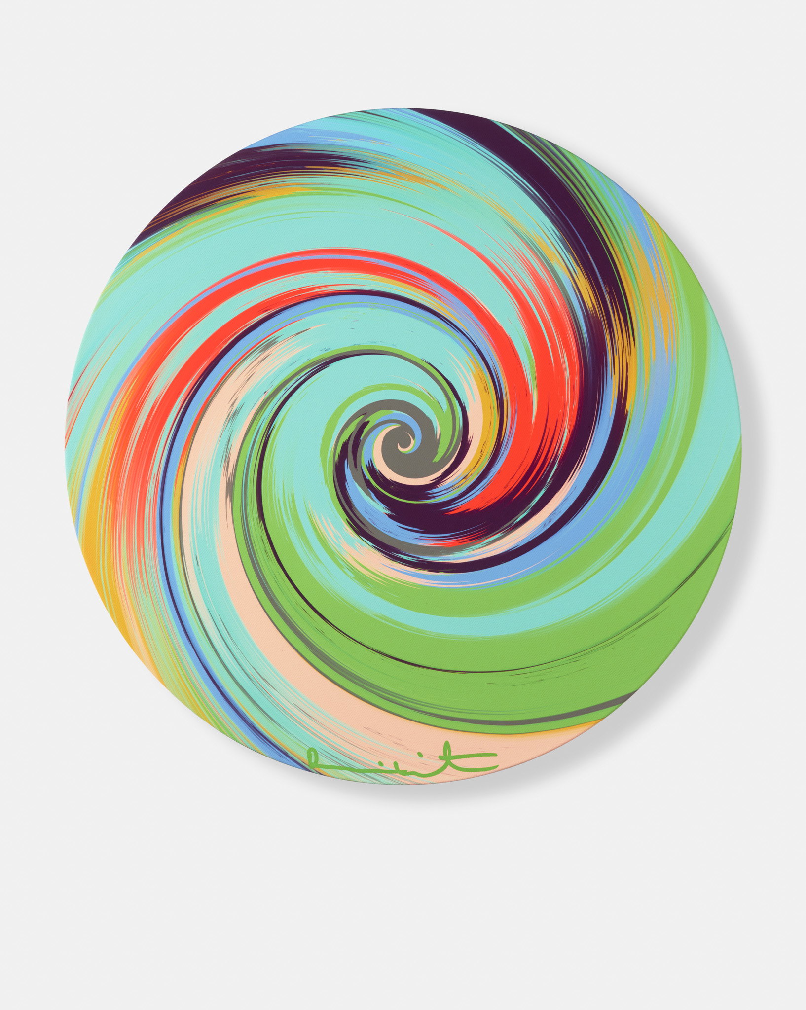 Beautiful, Proportionally Lighter Than Usual, Somewhat Uncreative, Bright But Placid Whirlwind Painting image #1 main image