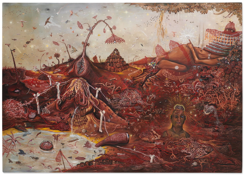 Bestiarium (Bestiary) by Jakub Julian Ziolkowski sold for $78,800 (194% above estimate). Image courtesy of Christie's