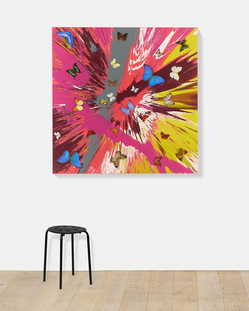 Beautiful Another Drink of French Red Wine Painting (with Butterflies) scale image