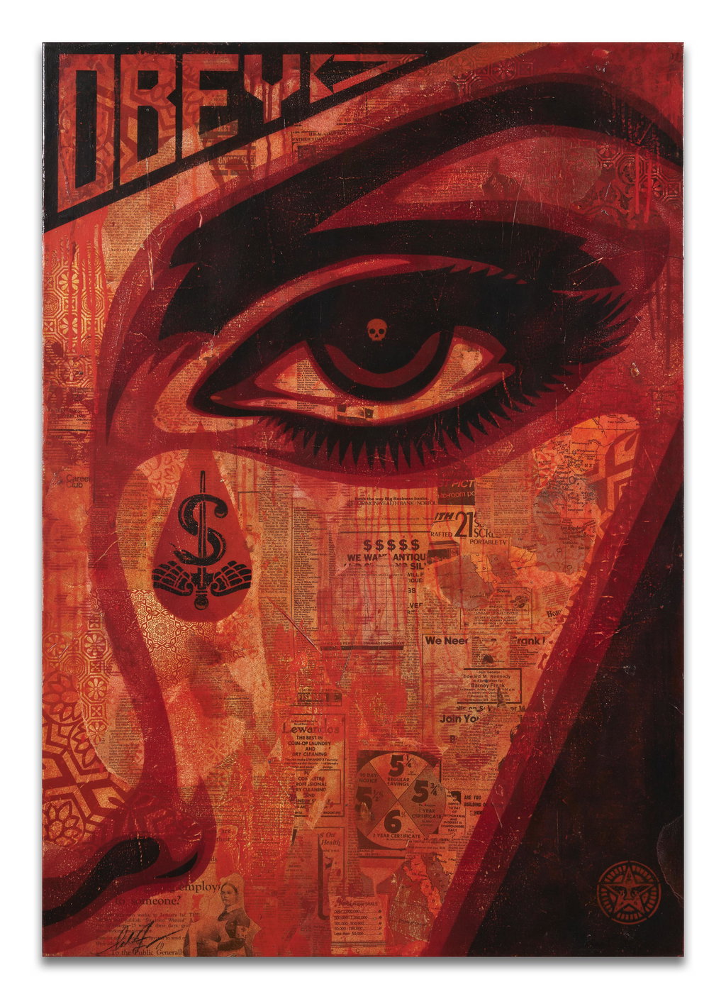 Eye Alert (Red). Image courtesy of Artcurial