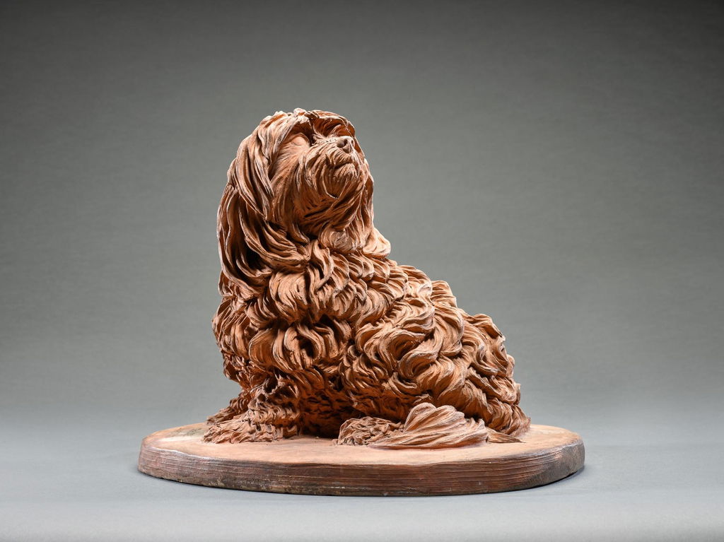 Shock Dog by Anne Seymour Damer sold for $871,700.
Image courtesy of Sotheby's