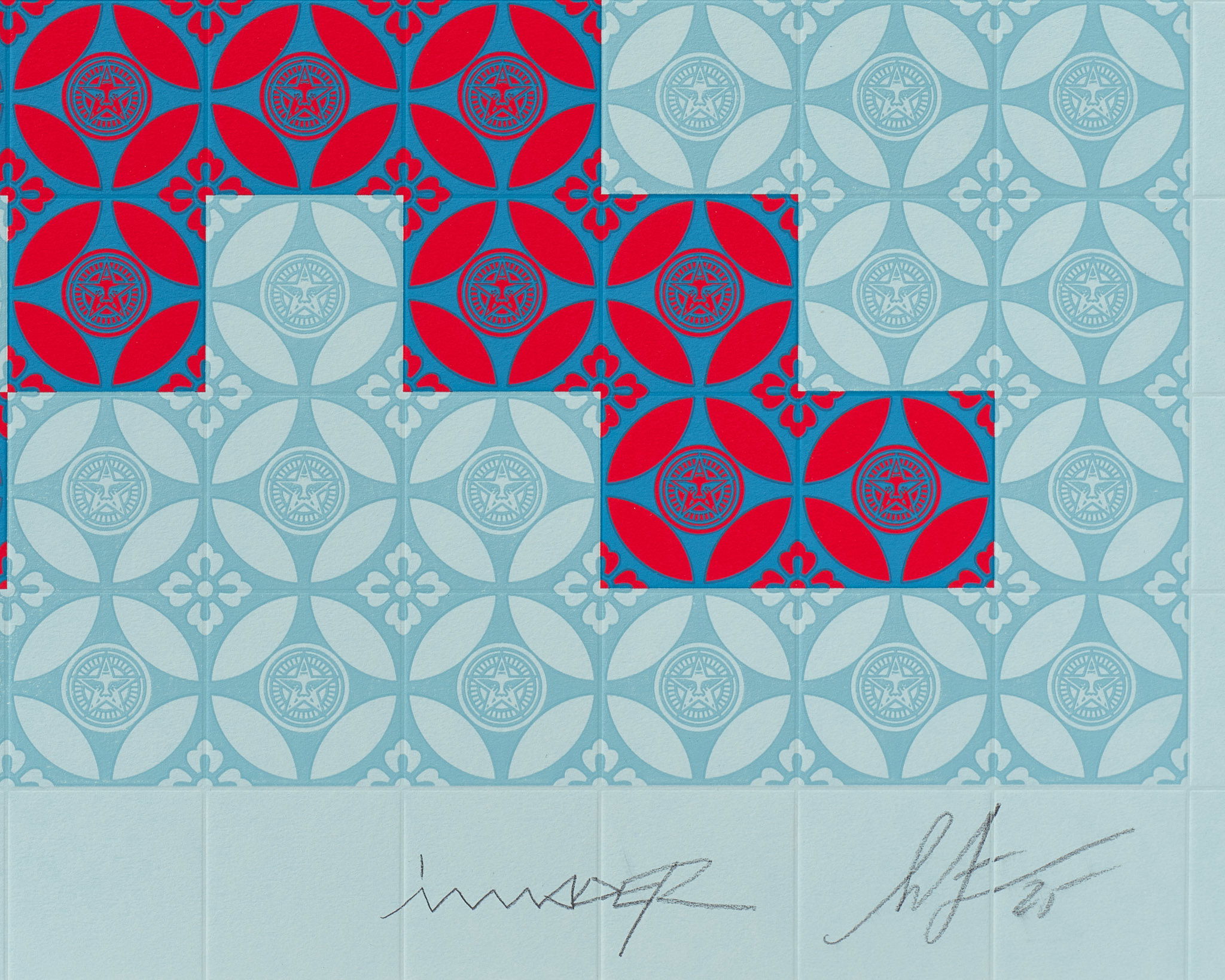 Positive Space/Negative Space (Red/Blue) image #4