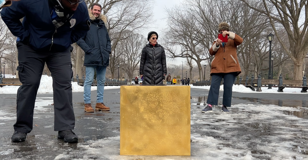 It’s Gold, Baby. But Niclas Castello’s Cube Is Nothing New in Art