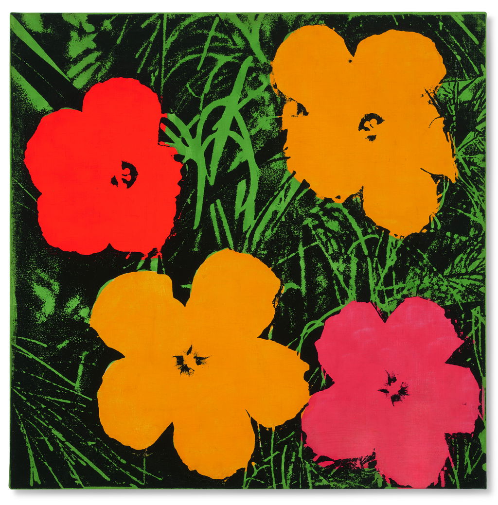 Flowers by Andy Warhol sold for $2.47m.
Image courtesy of Christie's