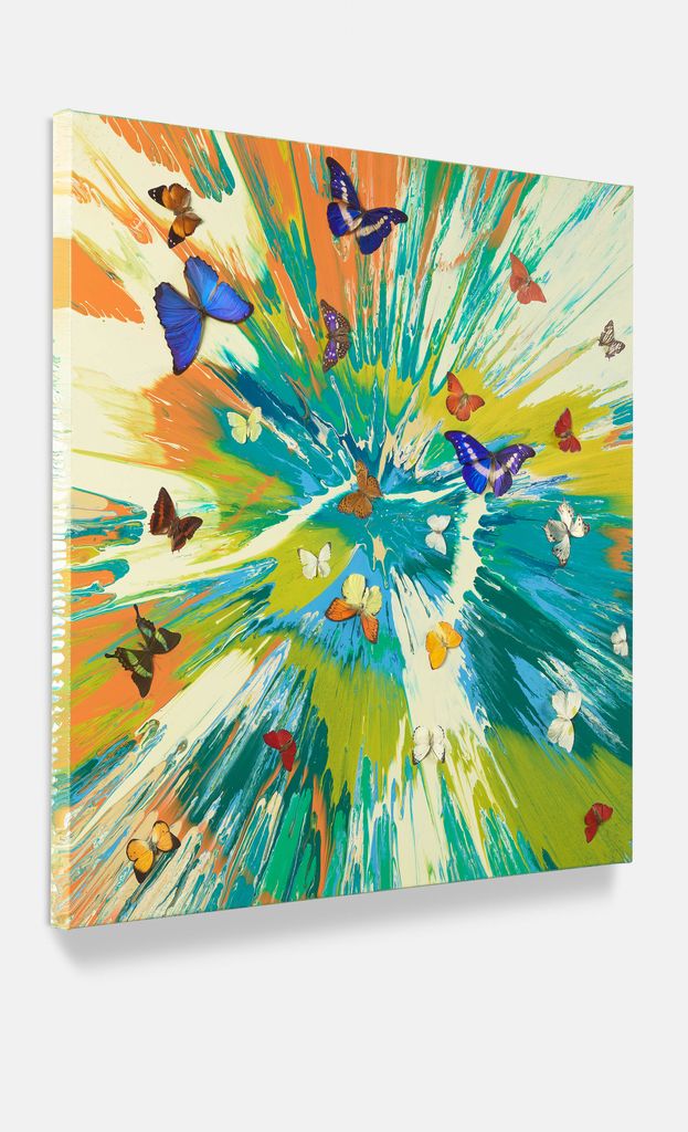 Beautiful Natural and Authentic Love Painting (with Butterflies) 2