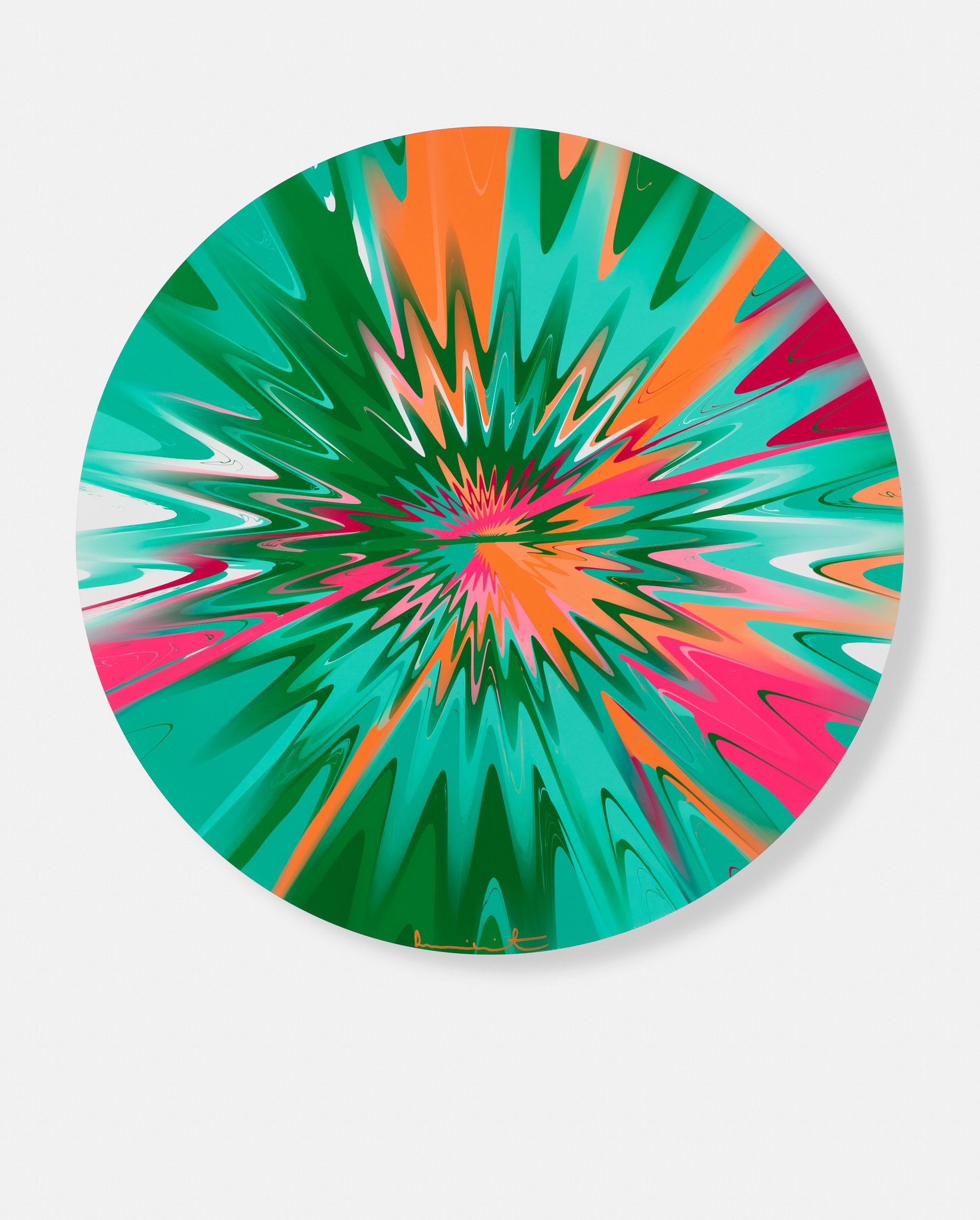 Beautiful, Merely Historical, Too Abstract, Utterly Unreasonable, Picturesque Yet Brilliant, Perfectly Amazing Implosion Painting image #1 main image