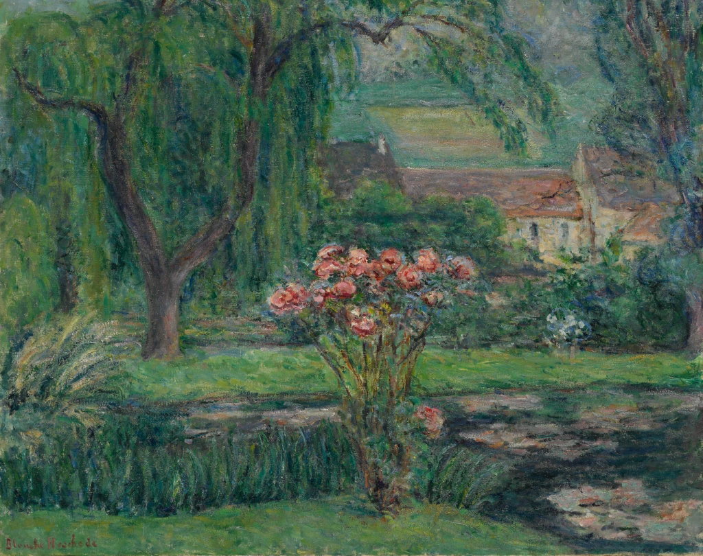 Giverny, Rosier Et Nymphéas (Undated). Sold for $91,000 in 2007. Image courtesy of Sotheby's