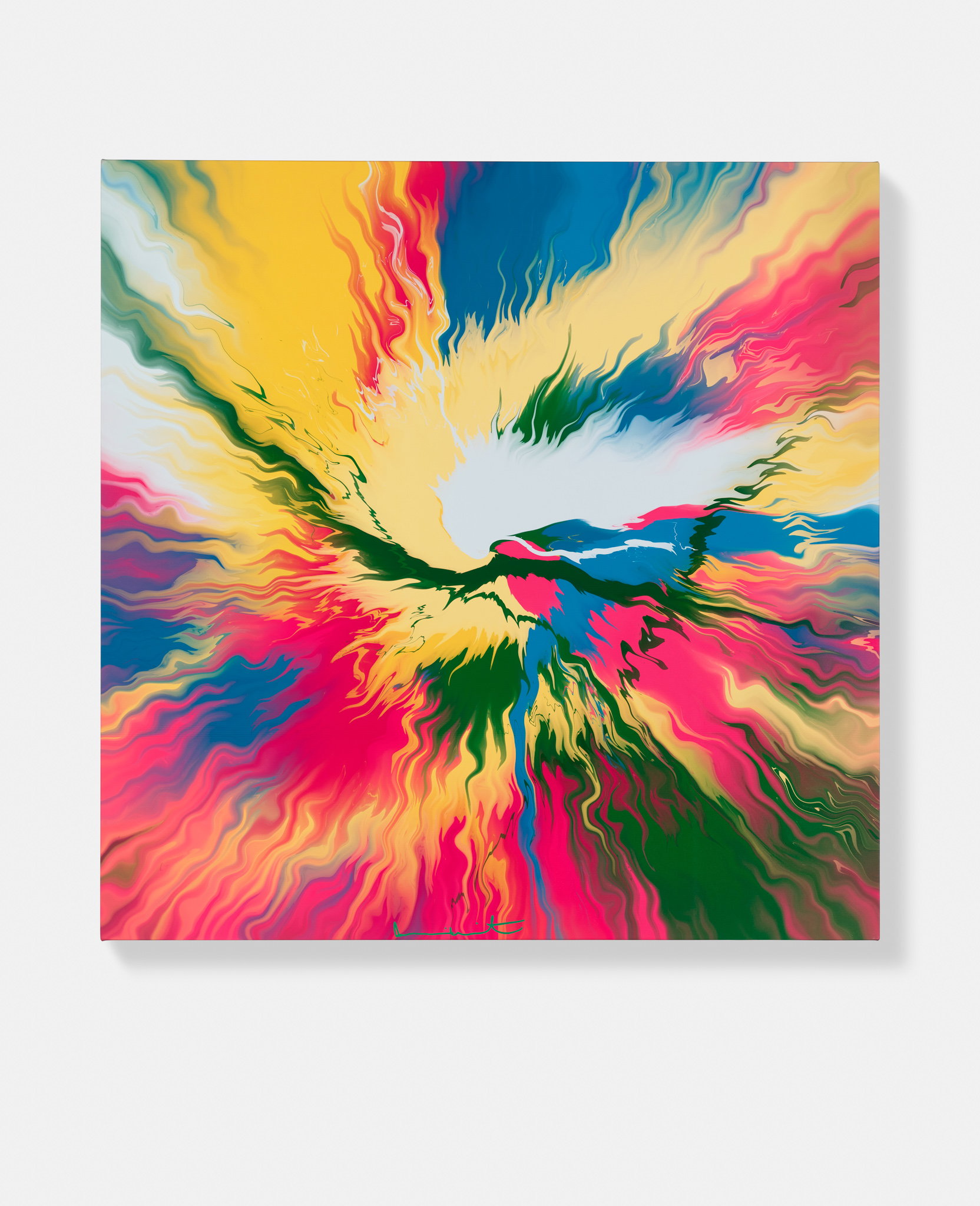 Beautiful, Brilliantly Brilliant, Grand Unparallelled, Richly Painted Bursting River Painting image #1 main image