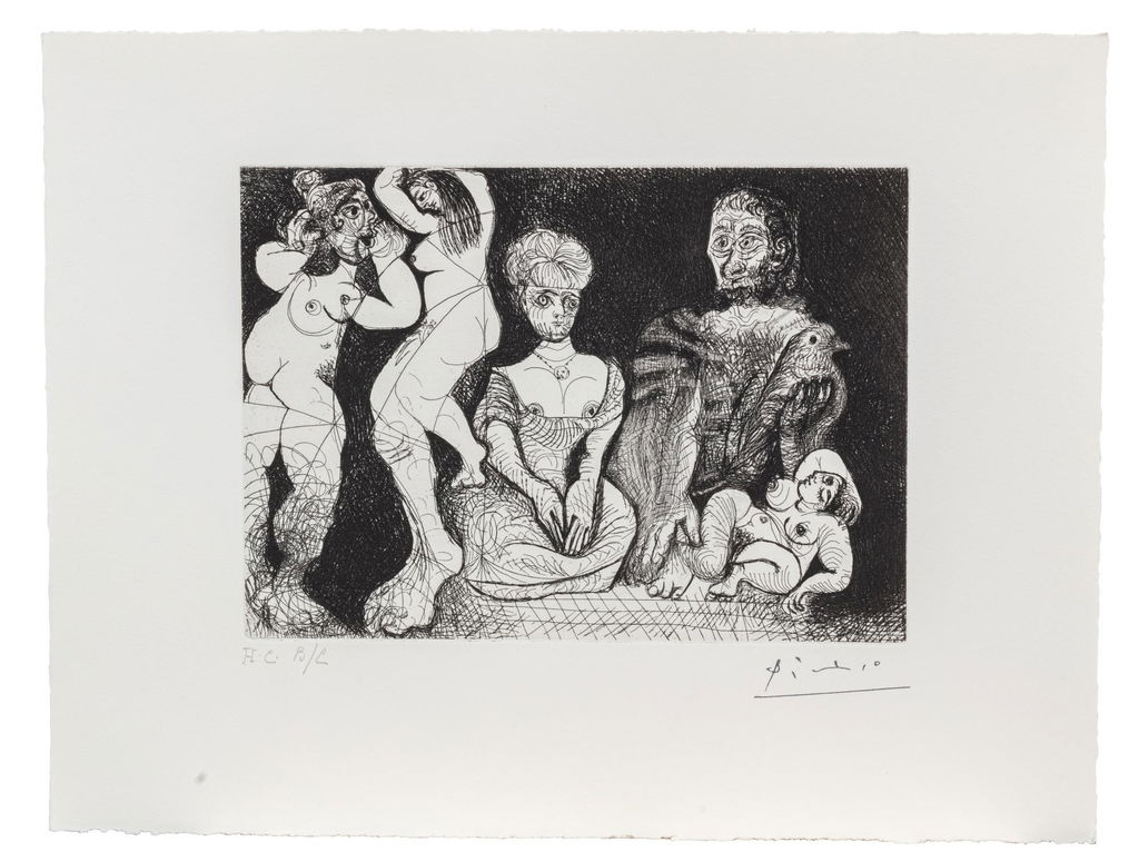 Suite 156 by Pablo Picasso sold for $328,400.
Image courtesy of Sotheby's, Online
