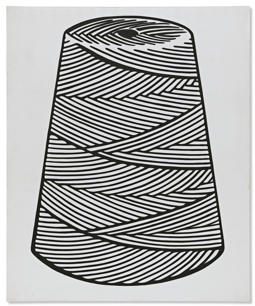 Large Spool by Roy Lichtenstein estimated at $10m (low) to $15m (high). Image courtesy of Christie's