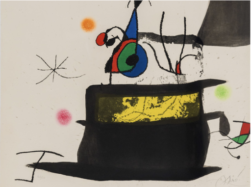 Joan Miro: Joan Miró at Galeria Miquel Alzueta in Paris