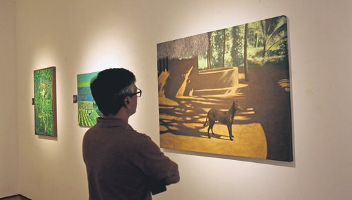 Artists’ potluck at Durbar Hall