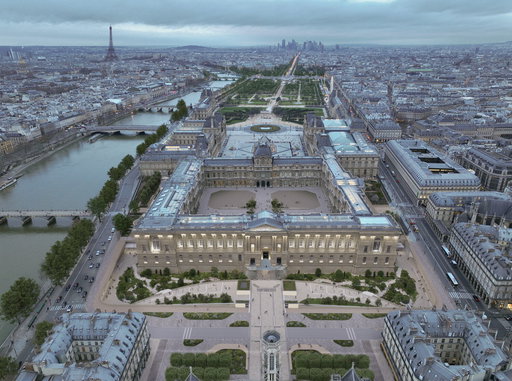 Louvre architects announced today