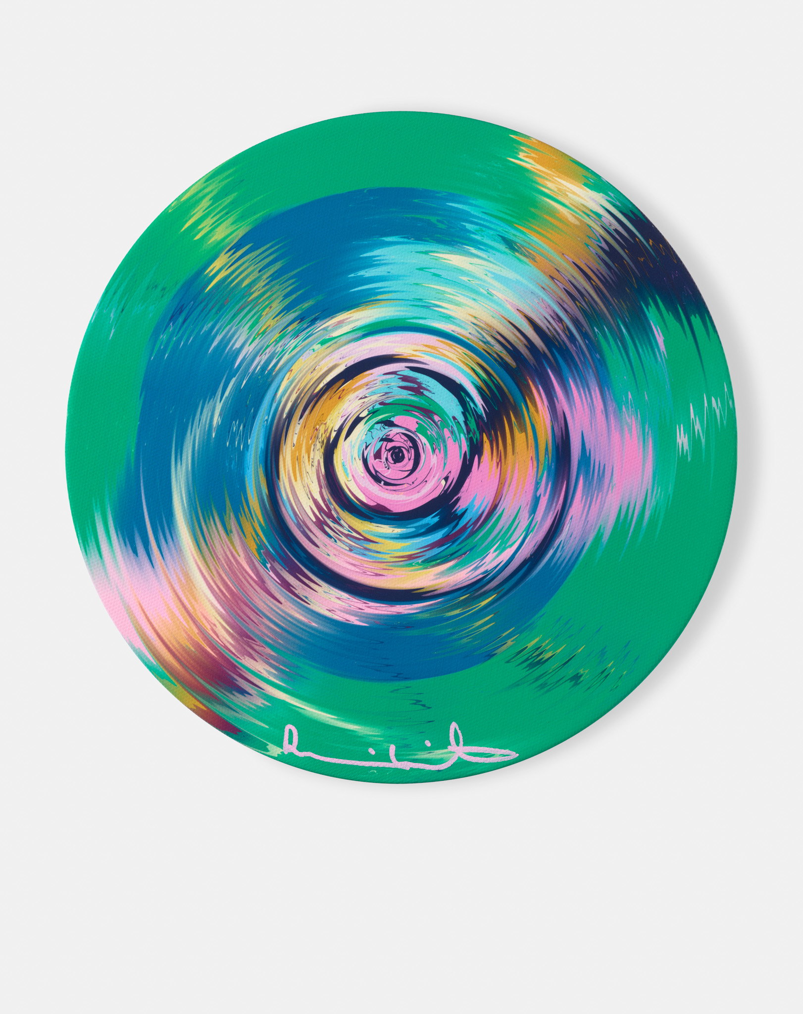 Beautiful, Brilliant Oil-Finished, Delicately Wrought, Magnificent-Looking And Remarkable Vortex Painting image #1 main image