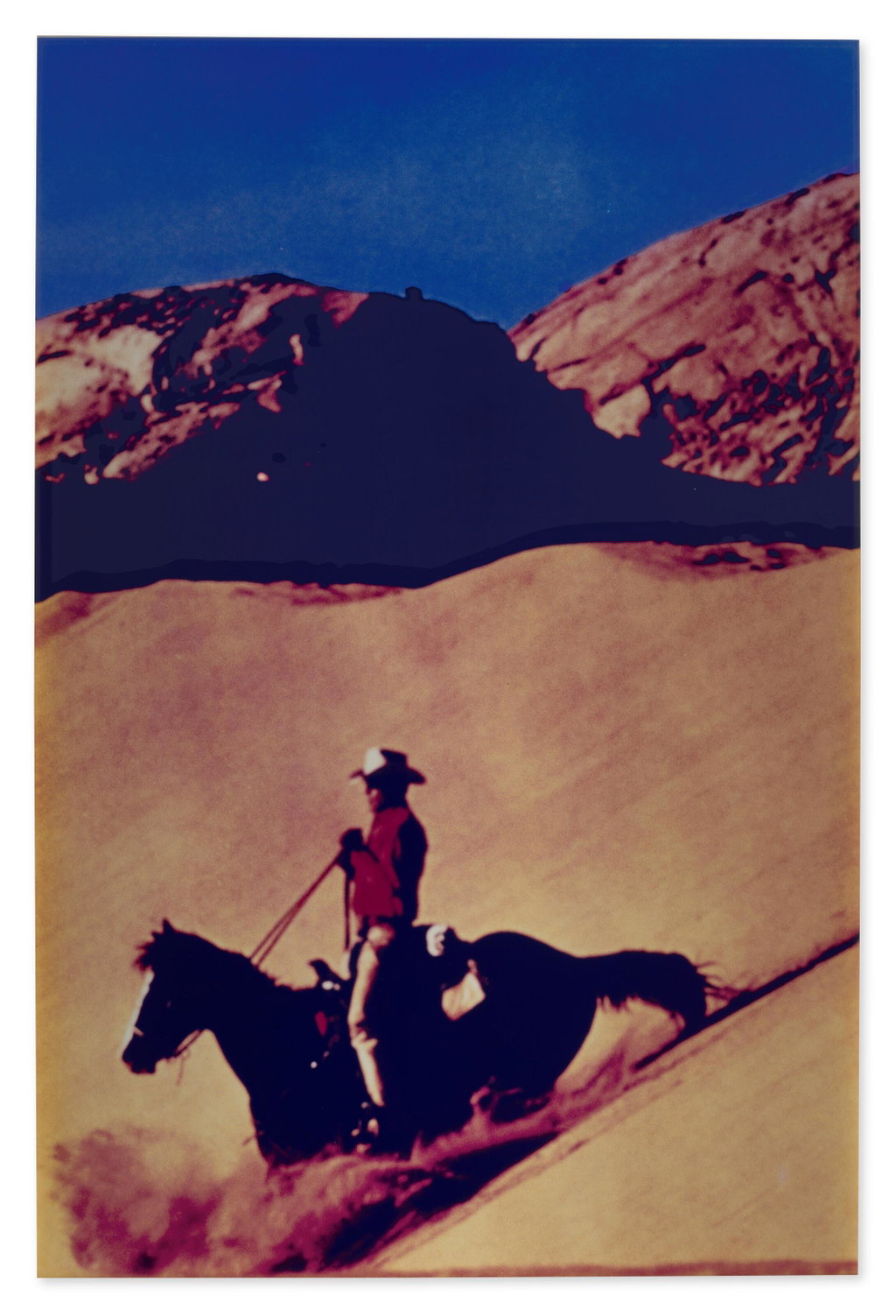 Untitled (Cowboy) by Richard Prince sold for $2.08m. Image courtesy of Christie's